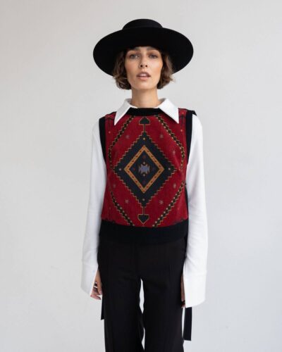 Modern ethnic women's waistcoat